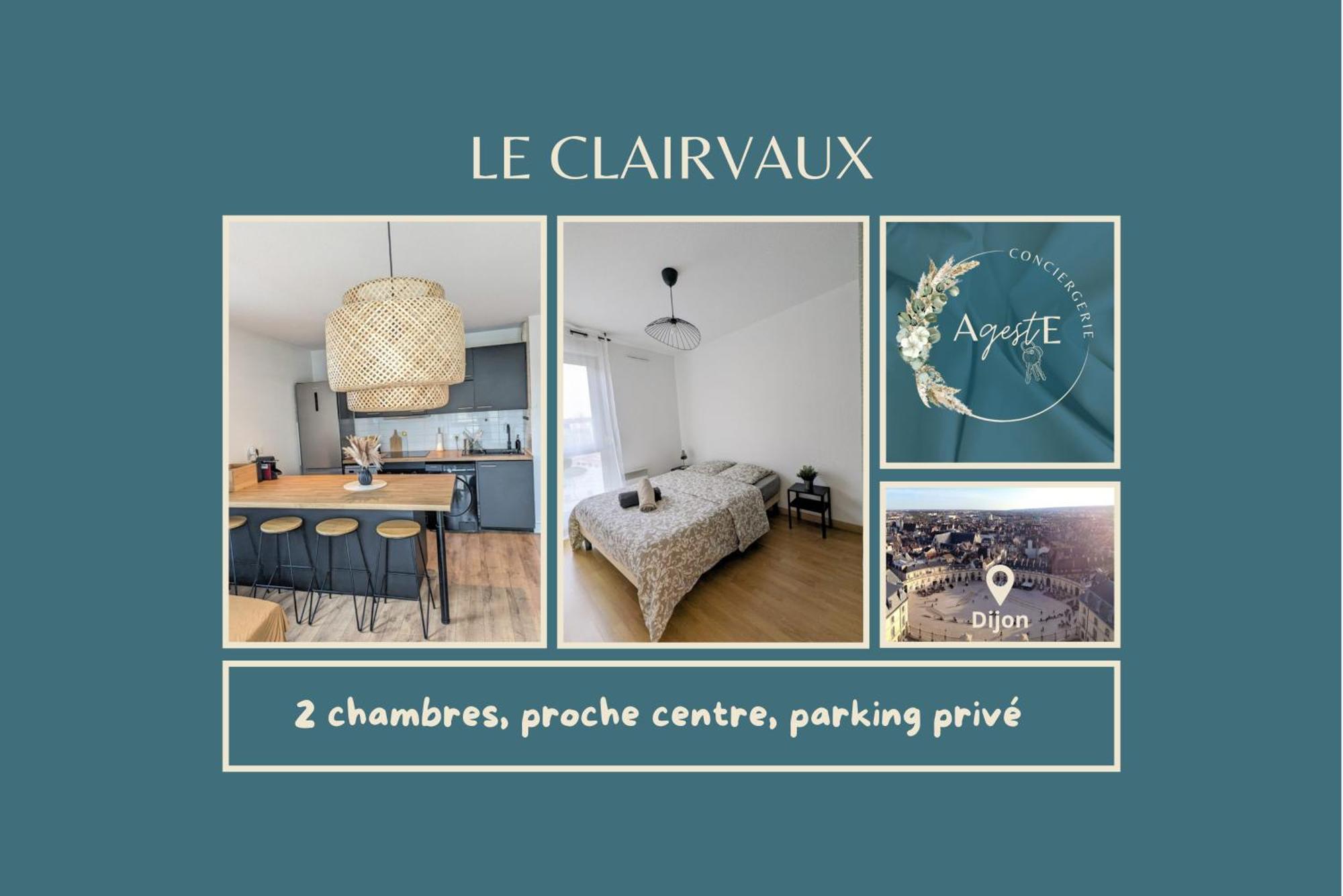Le Clairvaux - Proche Centre Avec 1 Place En Parking Souterrain Dijon Dış mekan fotoğraf